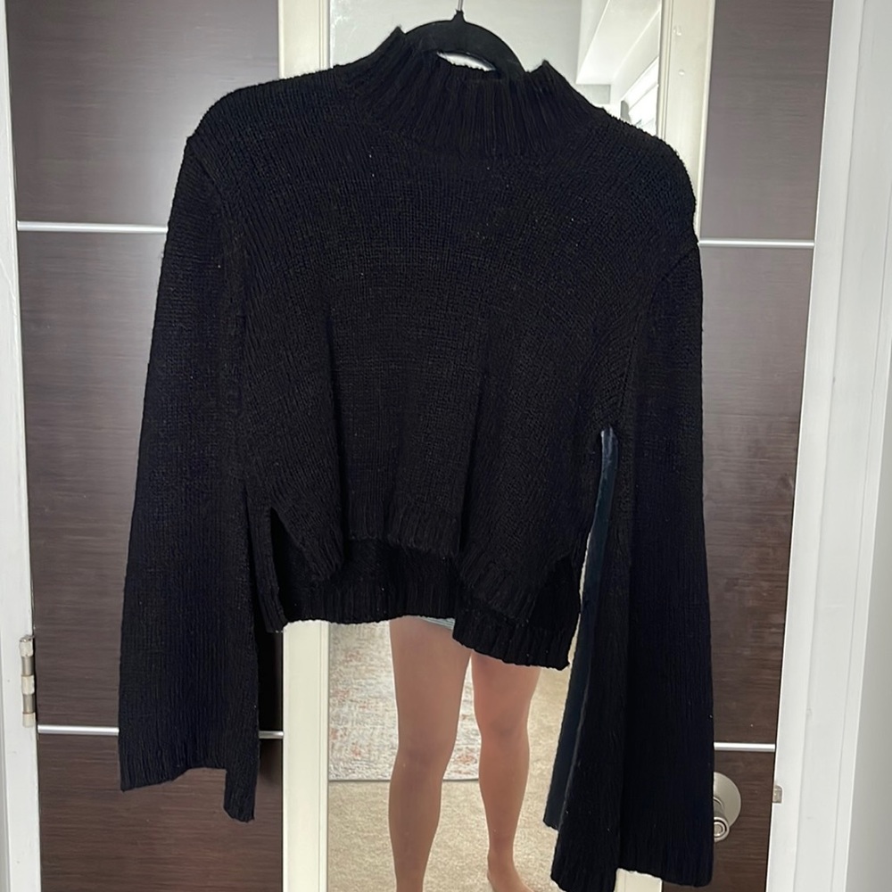 Tobi Bell sleeve turtleneck sweater